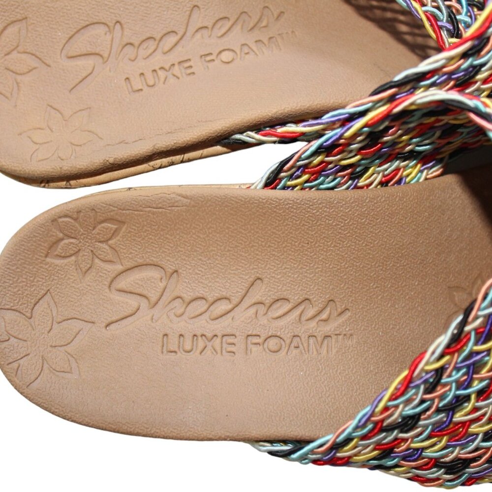 Skechers Beverlee Vacation Mode Wedge Slide (Women's) Size 7.5 / 8 New - Picture 5 of 15